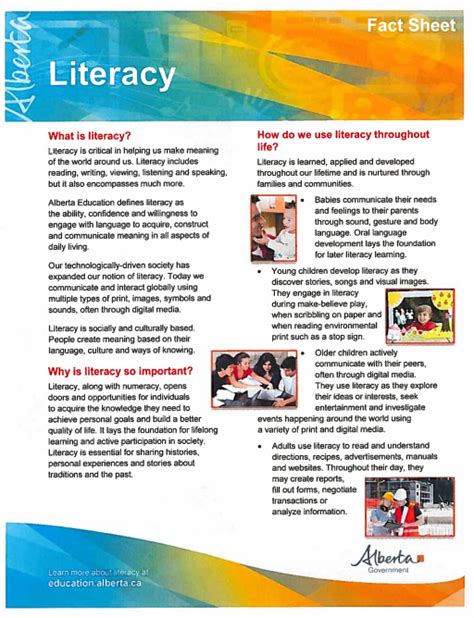 Literacy And Numeracy Programming Alberta Regional Professional Development Resources