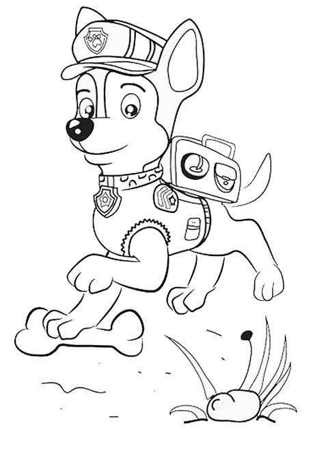 Paw Patrol Coloring Page Printable Customize And Print