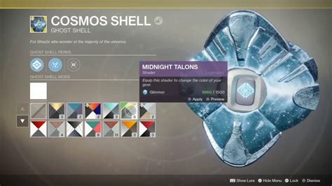 Destiny 2 Curse Osiris Beautiful New Exotic Ghost Cosmos Shell Youtube