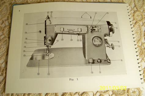 Vintage 1963 White Sewing Machine Model 463 Manual