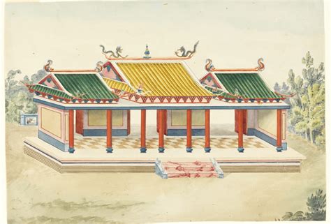 Chinoiserie Pavilion Von Frederick Crace Kunstdruck