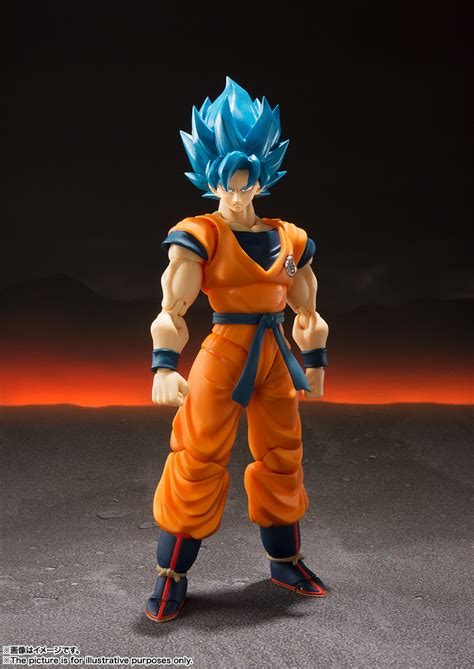 Super Saiyan God Super Saiyan Son Goku Dragon Ball Super Broly Figura 14 Cm Tamashii Nations S