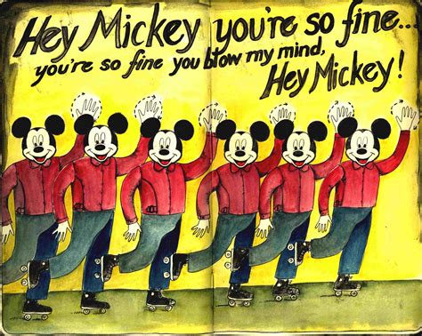 Bunny Mazhari The Overflow Moleskine Pages Hey Mickey