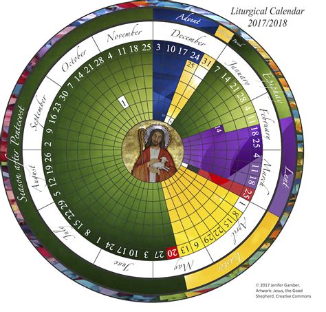 Liturgical Color Calendar 2025 Printable
