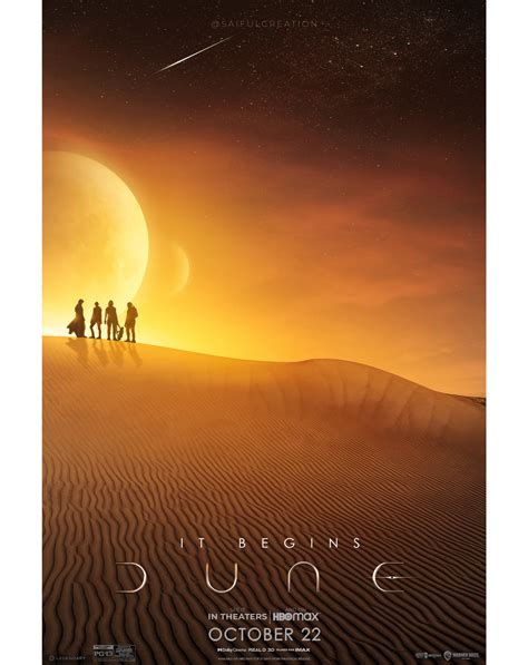 Dune Movie Poster Design Saifulcreation Posterspy