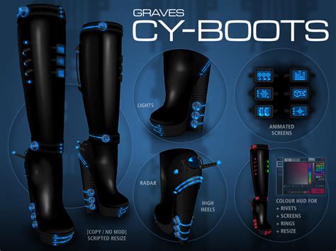 Second Life Marketplace Graves Cy Boots
