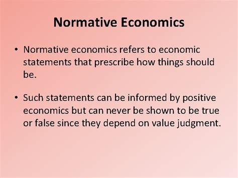 Normative Economics Adalah Ilmu