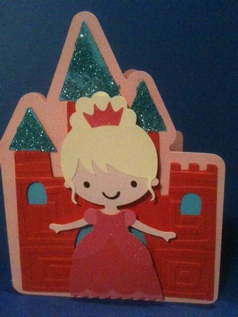 Princess Birthday Card Made With Cricut Create A Friend Cartridge