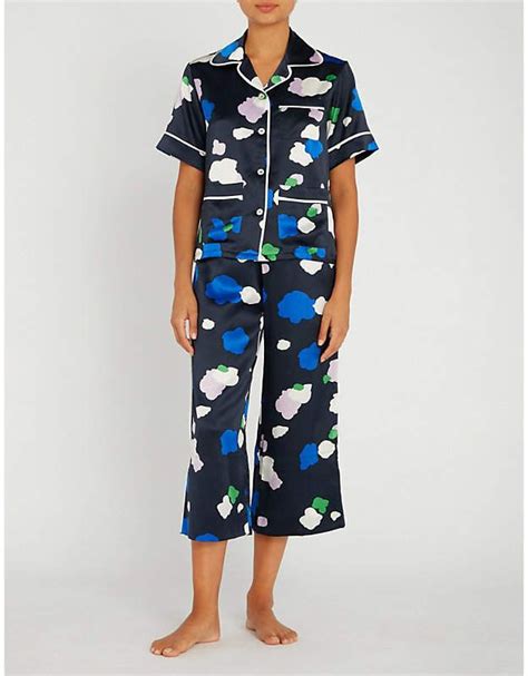 Olivia Von Halle Daria Silk Pyjama Set Pajamas Women Silk Pajamas Silk Pajama Set