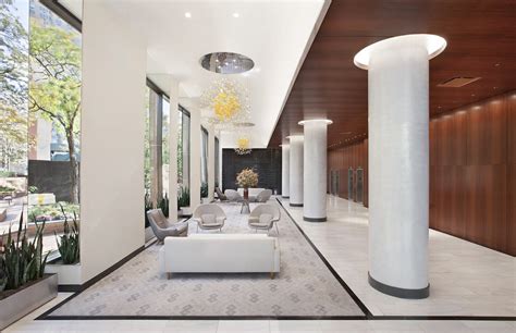 Luxury Condo Lobby Interior Design Manhattan Ny Marta Dani