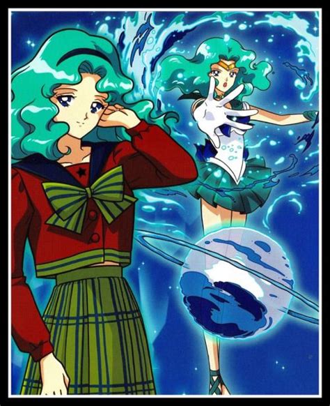 Michiru Sailor Neptune By Marco Albiero Sailor Neptune Sailor Moon