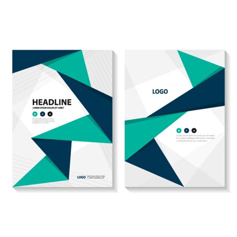 Abstract Brochure Report | Free brochure template, Pamphlet template, Brochure
