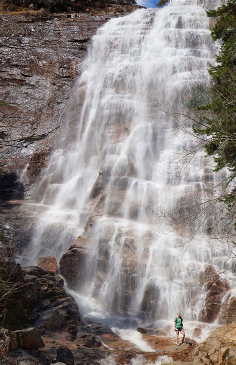 Arethusa Falls Nh New Hampshire 160 Foot Waterfall Nh
