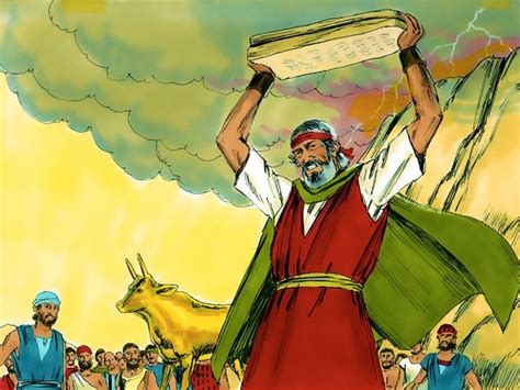 Moses Breaks The Tablets Exodus 3215 35 Bible Story