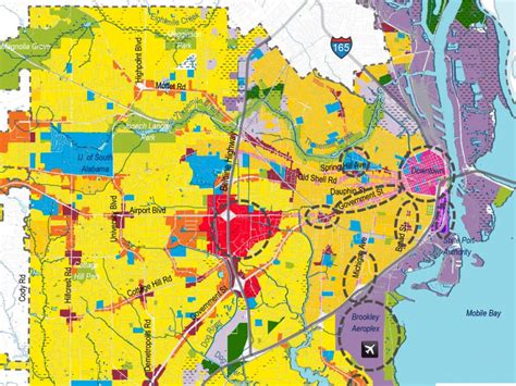 Future Land Use Plan And Major Street Plan Adopted Map For Mobile