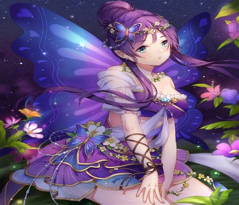 Aggregate More Than 77 Purple Anime Flowers Latest In Duhocakina