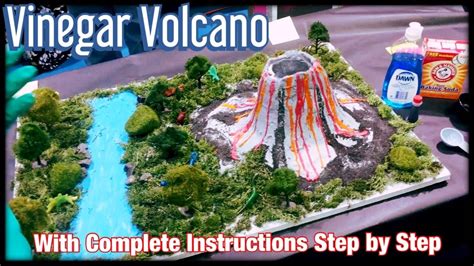 Volcano Eruption Project Fun Science Fair Project By Vanessa Youtube