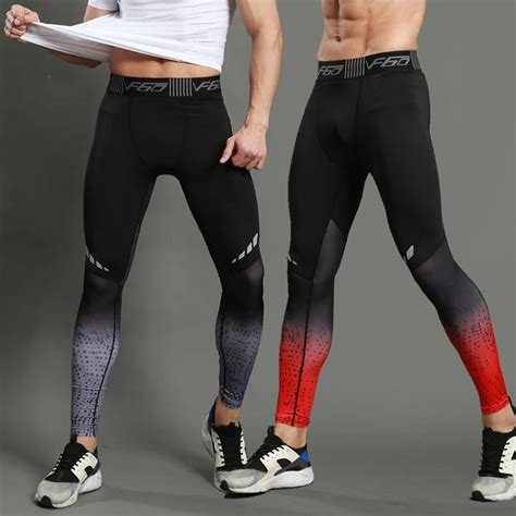 men s summer high waist elastic leggings men sports leggings mens running tights compression