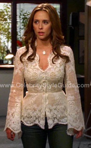 Jennifer Love Hewitt Ghost Whisperer Style Dorothy Amos Lace Top Celebrity Style Guide