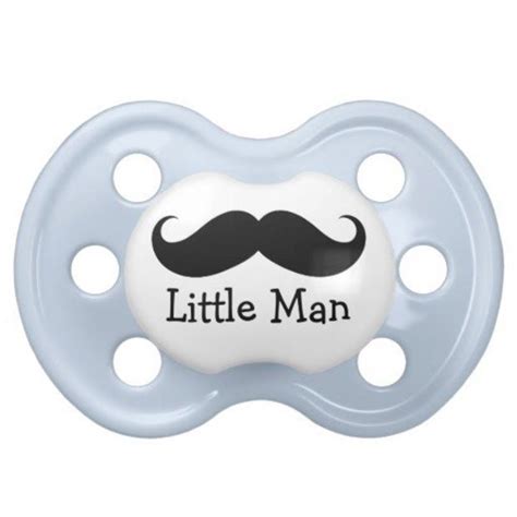 Babe Man Mustache Baby Pacifiers From Zazzle Com Personalized Pacifier Handlebar Mustache