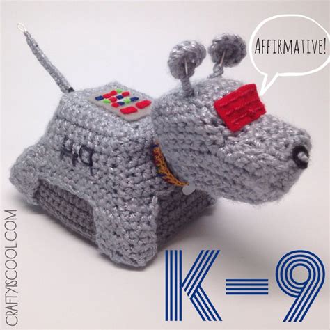 Doctor Who K 9 Amigurumi Crochet Pattern 500 Usd By