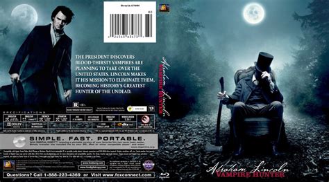 Abraham Lincoln Vampire Hunter Movie Blu Ray Custom Covers Abraham