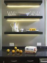 Floating Wall Shelves With Lights Pictures