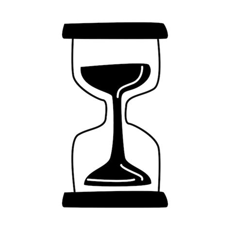 premium vector vector hourglass icon hourglass timer sand as countdown illustration