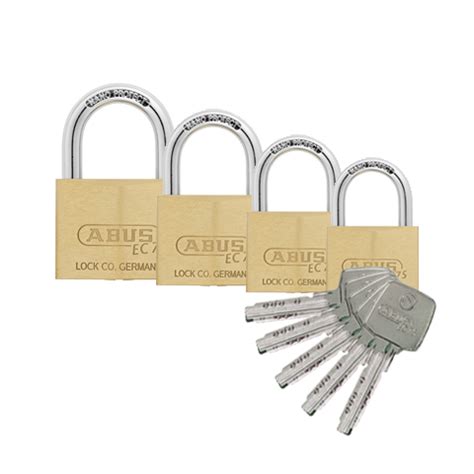 Cadenas en laiton ABUS 40 mm anse acier 6mm avec 5 clés