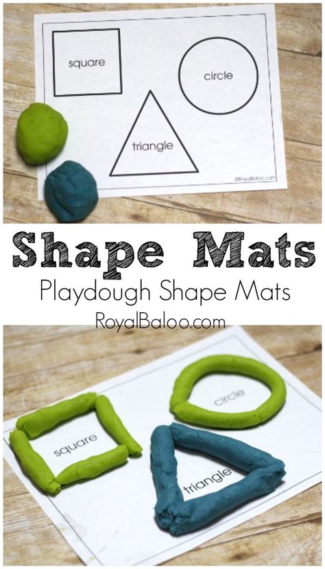 Learn Shapes And Fine Motor Skills With Playdough Artofit