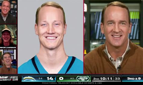 This Manningcast Photoshop Of Trevor Lawrence With Peyton Mannings
