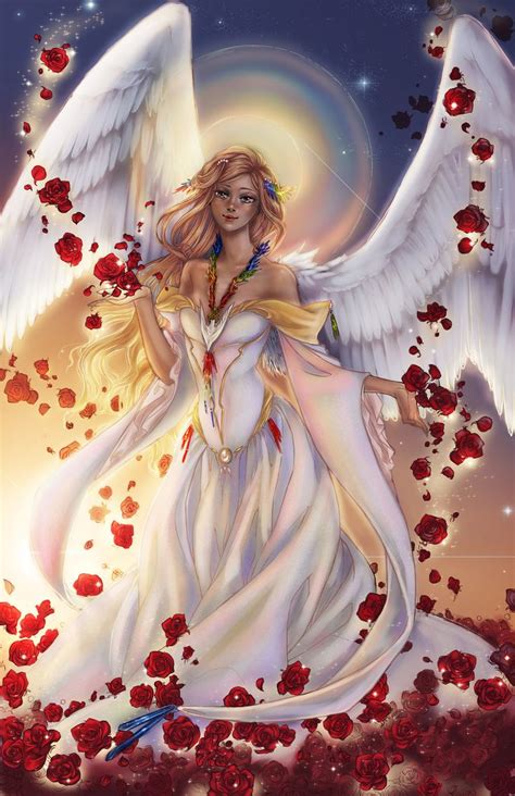 Colors Angel Pictures Angel Painting Angel Art