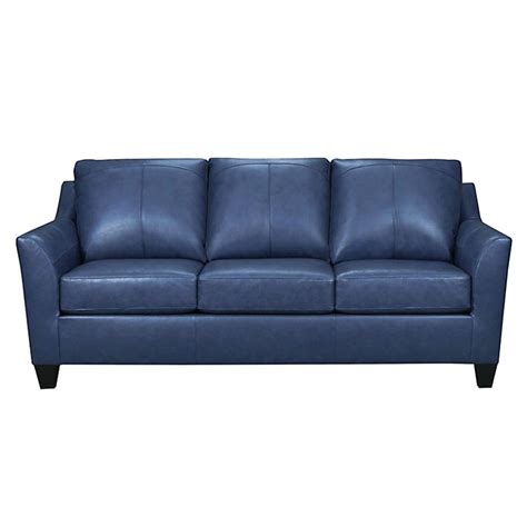 Blue Leather Sofa For Sale In Uk 111 Used Blue Leather Sofas