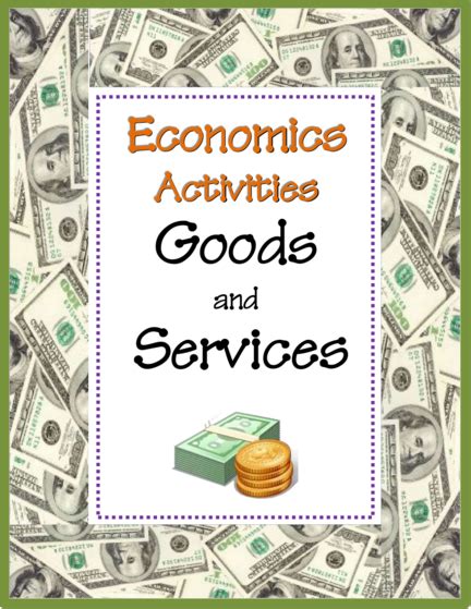 Worksheets For Economic Activities Of Goods And Services