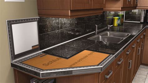 Tile countertops had their heyday in the 70s and 80s, but they're starting to make a comeback. 2019 Black Granite Tile Countertop - Remodeling Ideas for ...