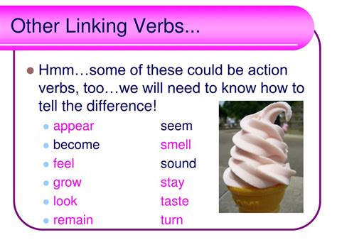 Ppt Linking Verbs Powerpoint Presentation Free Download Id4492267
