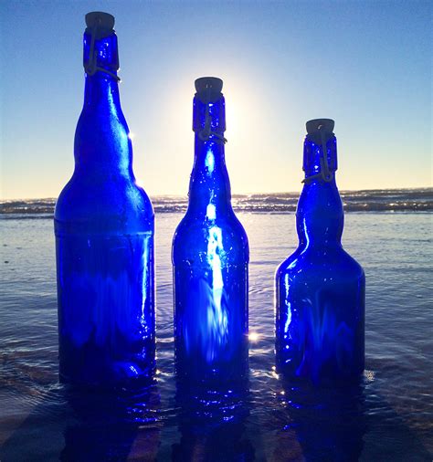 Plain Bottles Blue Bottle Love