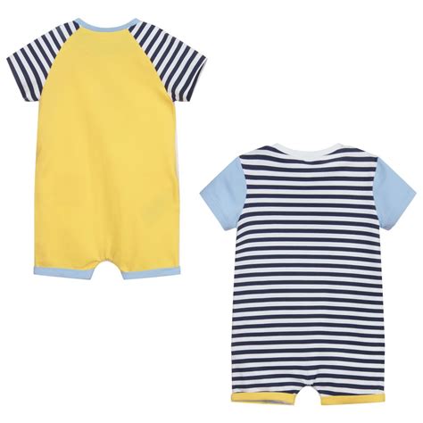 Mayoral Striped Baby Shorties 2 Pack Childrensalon Outlet