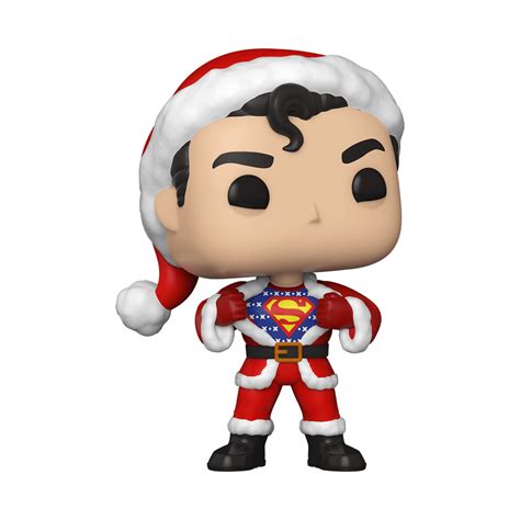 Funko Pop Heroes Dc Holiday Superman With Sweater