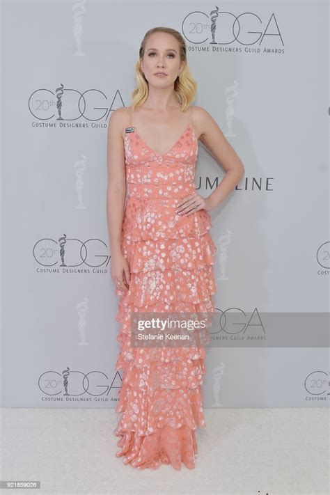 Actor Anna Camp Attends The Costume Designers Guild Awards At The