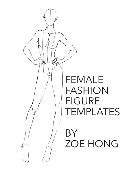 Female Fashion Figure Templates Etsy In 2020 Fashion Figures