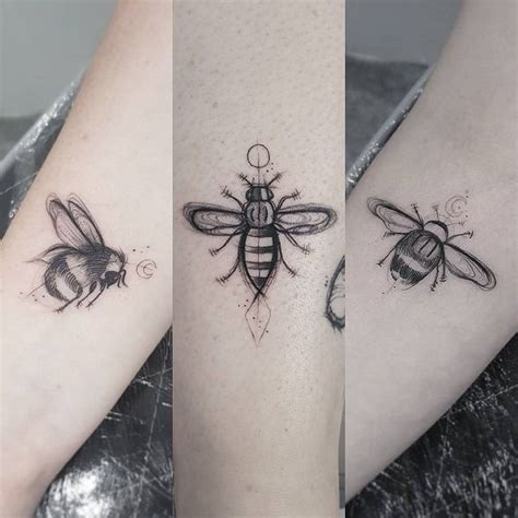 Image Result For Minimal Tattoo Bee Queen Bee Tattoo Cute Tattoos