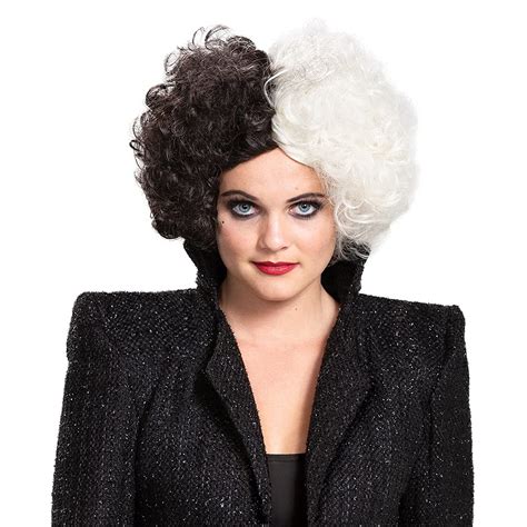 Buy Disguise Cruella Live Action Adult Wig Black And White One Size Online At Desertcartaruba