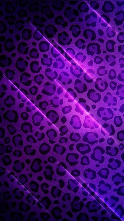 Purple Cheetah Phone Leopard Backgrounds Colorful Animal