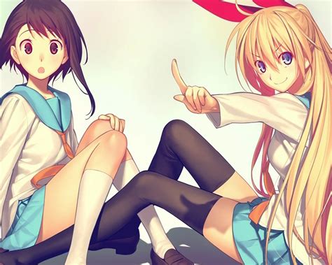 Desktop Wallpaper Chitoge Kirisaki Kosaki Onodera Nisekoipedia Anime Hd Image Picture