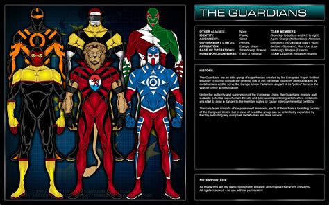 The Guardians By Madjack S On Deviantart Comic Heroes Superhero