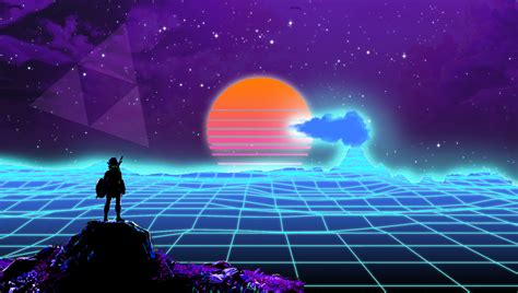 I Made A Vaporwave Zelda Background Backgrounds