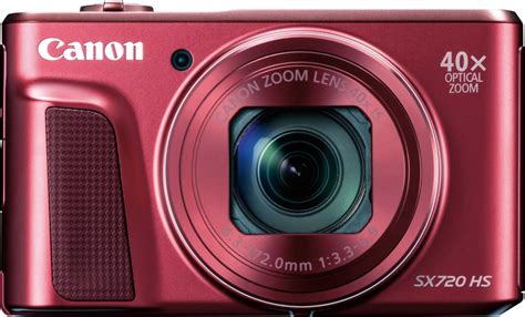 Best Buy Canon Powershot Sx720 Hs 203 Megapixel Digital Camera Red