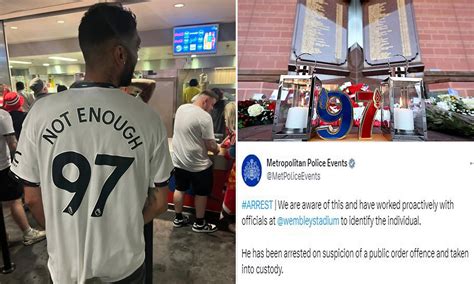 Man United Fan Arrested For Wearing Hillsborough Disaster Shirt