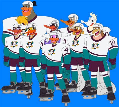 Mighty Ducks In Their Hockey Gear By Hannahbro On Deviantart